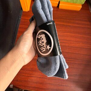 HELLSTAR SOCKS Navy Blue Men's Breathable Sports Socks